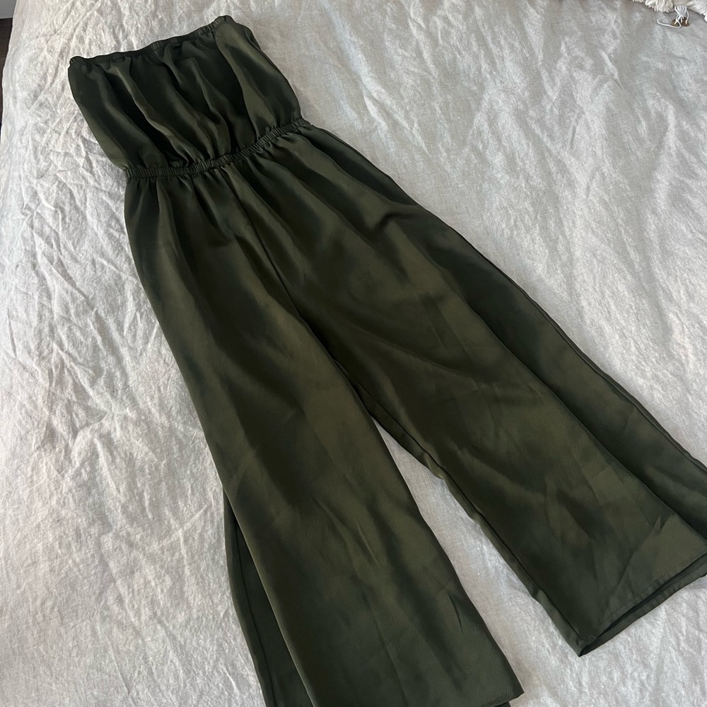 Green Romper Urban Outfitters XS